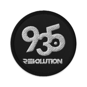 Embroidered patches Revolution 93.5FM