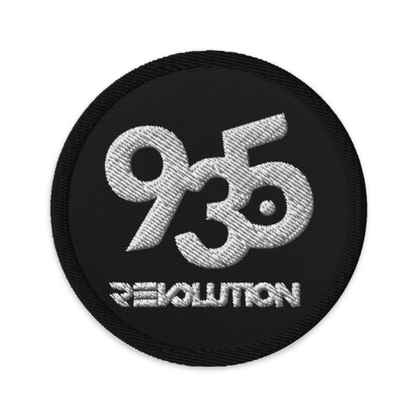 Embroidered patches Revolution 93.5FM