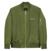 Revolution 93.5 FM Premium recycled bomber jacket - Image 3