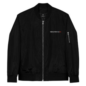 Revolution 93.5 FM Premium recycled bomber jacket